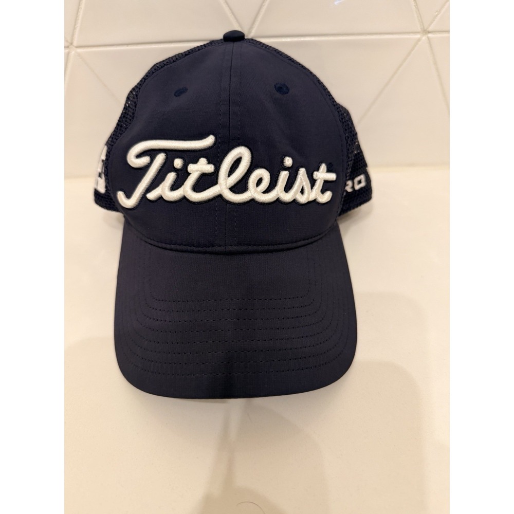 Titleist Pro V1‎ Trucker Hat Navy Mesh Snapback FootJoy FJ Golf Cap